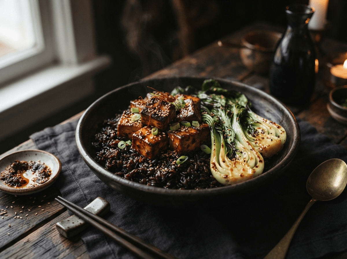 Miso Glazed Tofu