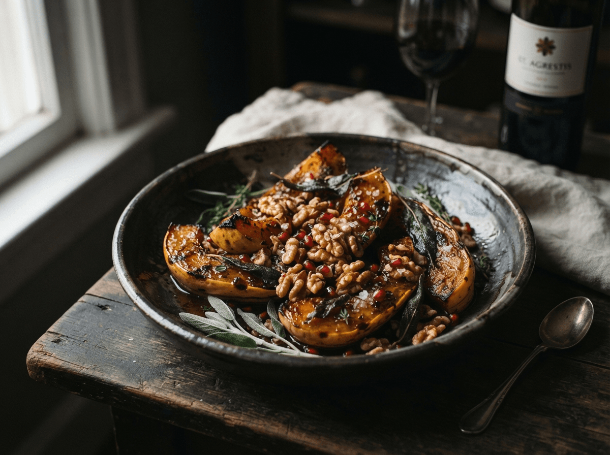 Sage roasted squash